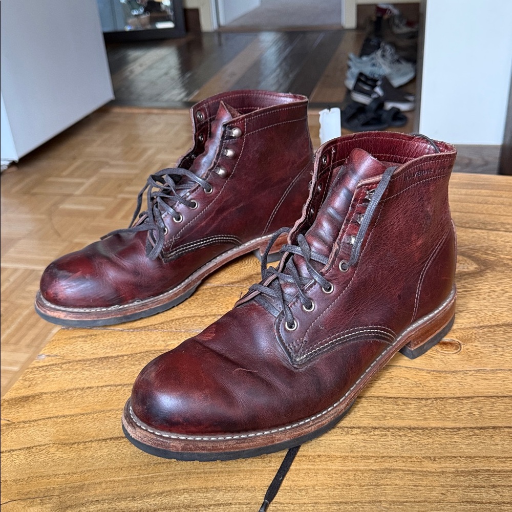 Wolverine Men's Boots - Rich Burgundy Leather 11 D